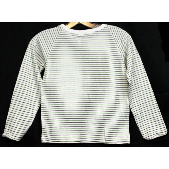 NWT 2004 Gymboree Dandelion Wishes Striped T-Shirt Kangaroo Pocket Bow sz 9 - Picture 5 of 6